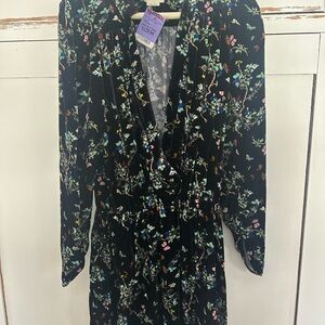 Zadig and Voltaire Reveal Velvet Blossom dress NWT